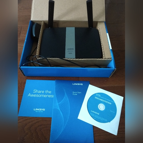 LINKSYS SMART EA6350 AC1200+ DUAL BAND 2.4GHZ 5GHZ WIFI 4 PORT ROUTER - Picture 5 of 8